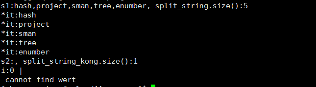 split() 程序运行结果