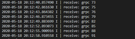 localhost:8002 在 :8000 恢复后继续接收请求(grpc 76、79……91)